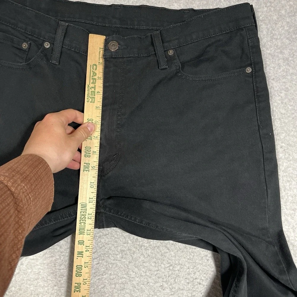 Levis Jeans Mens 38x32 (Fit 38x31) Black 541 Atheltic Fit Denim Dark Logo Cotton
